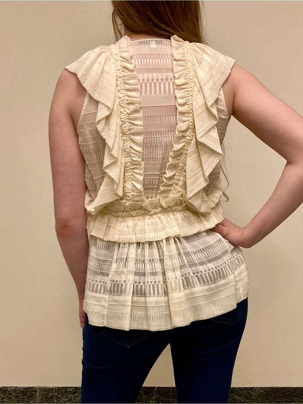 IRO Silk Ruffled Top - Picture 5 of 7